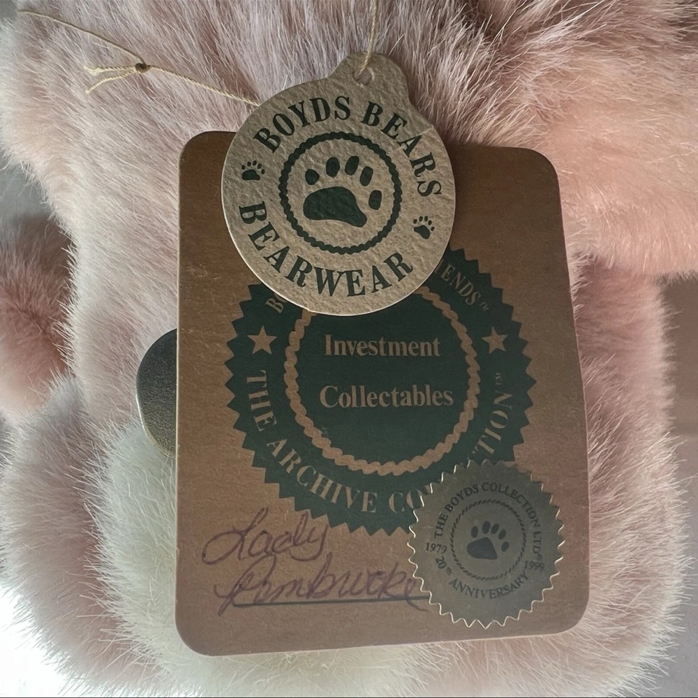 Boyds Bear Plush -  Lady Pembrooke 11" - Musical 20th Anniversary Collection - Picture 3 of 7